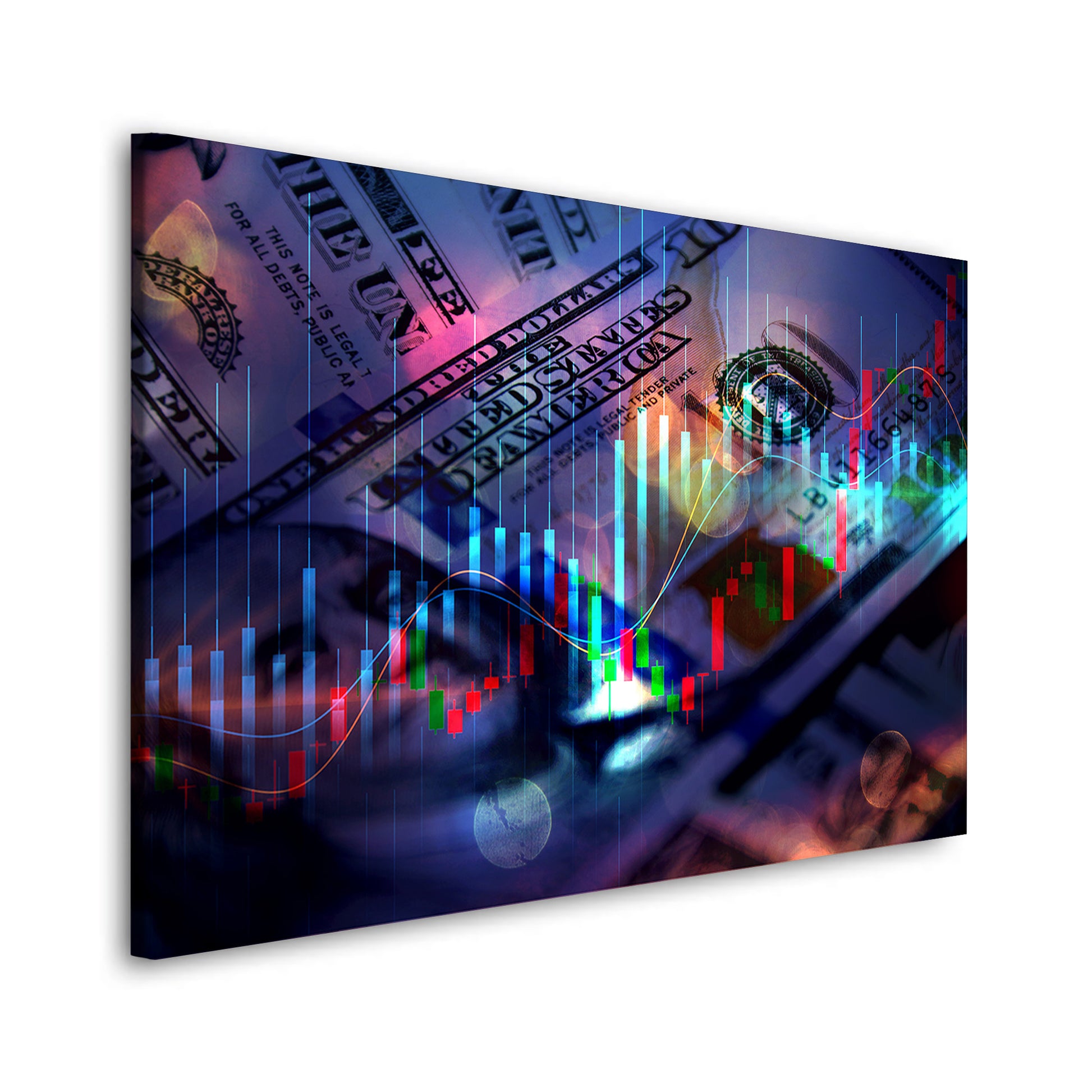 Stockmarket - Money - Vented Canvas