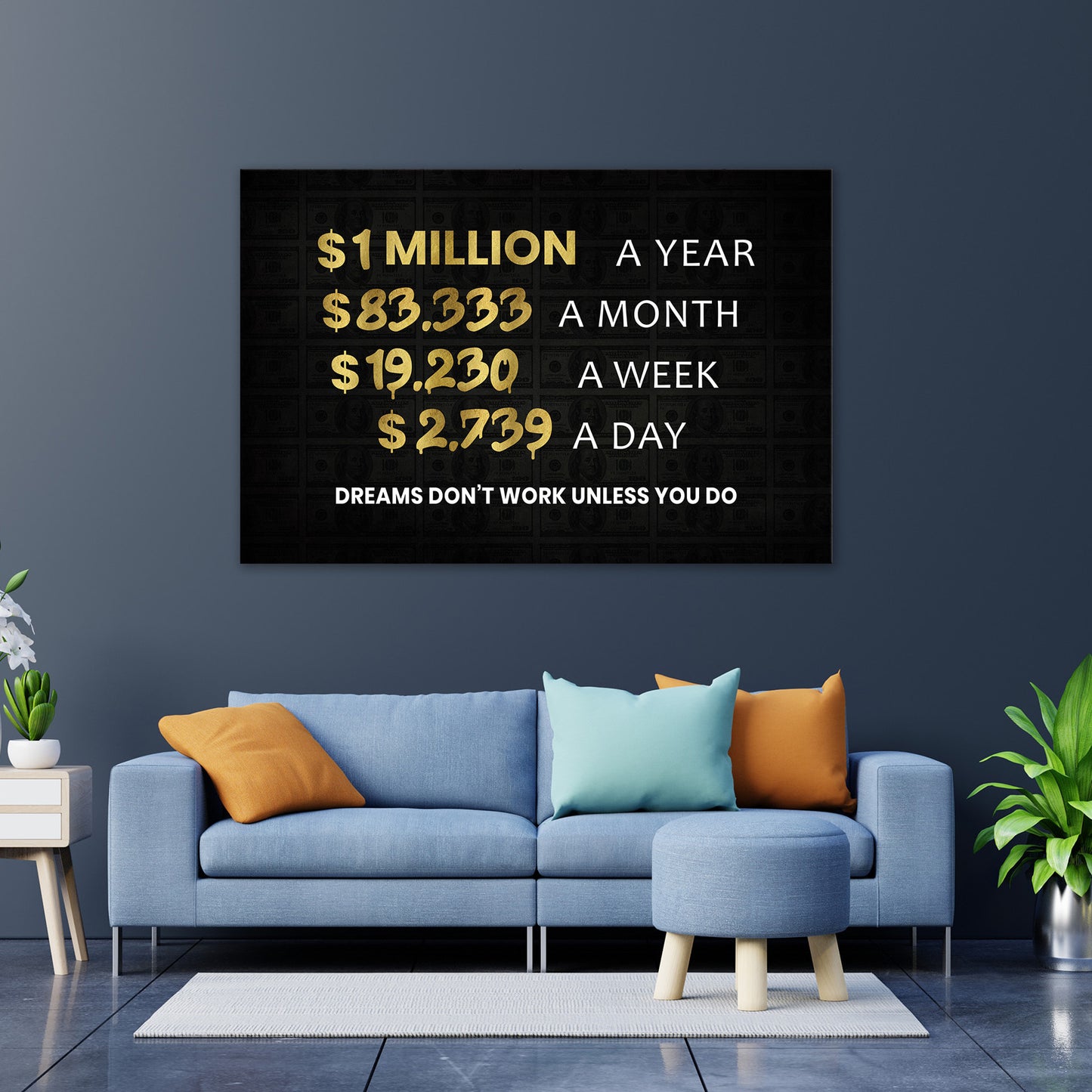 1 Million per Year - Vented Canvas