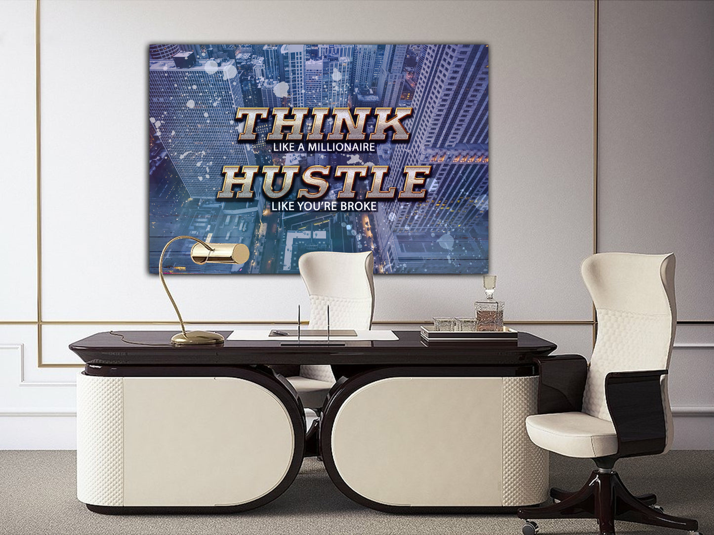 Think Like A Millionaire - Vented Canvas