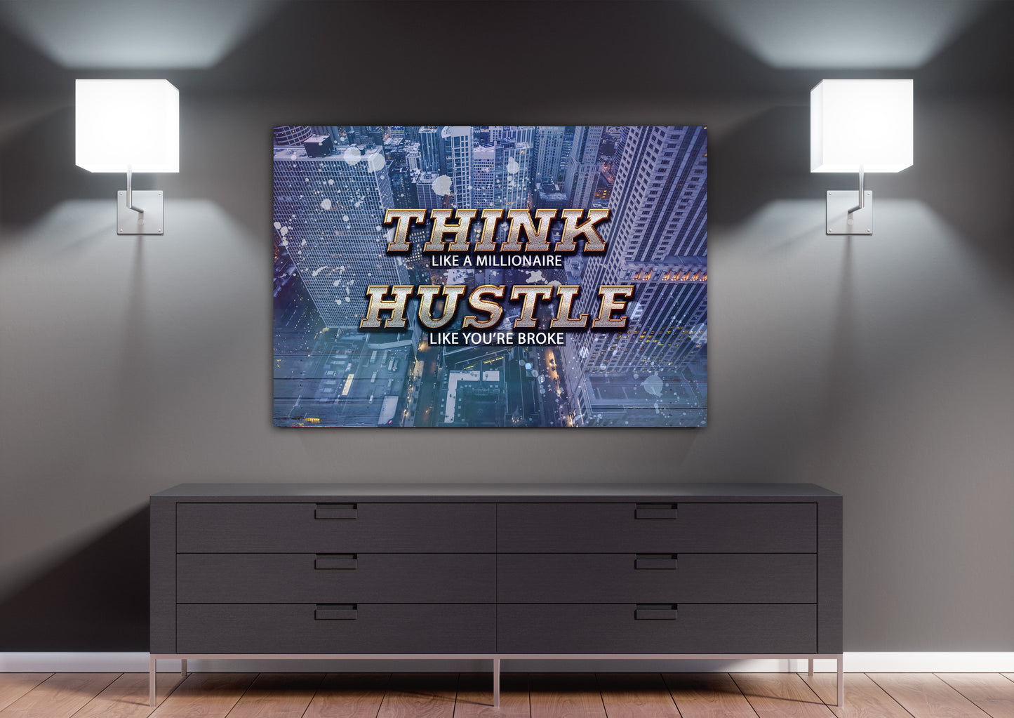 Think Like A Millionaire - Vented Canvas