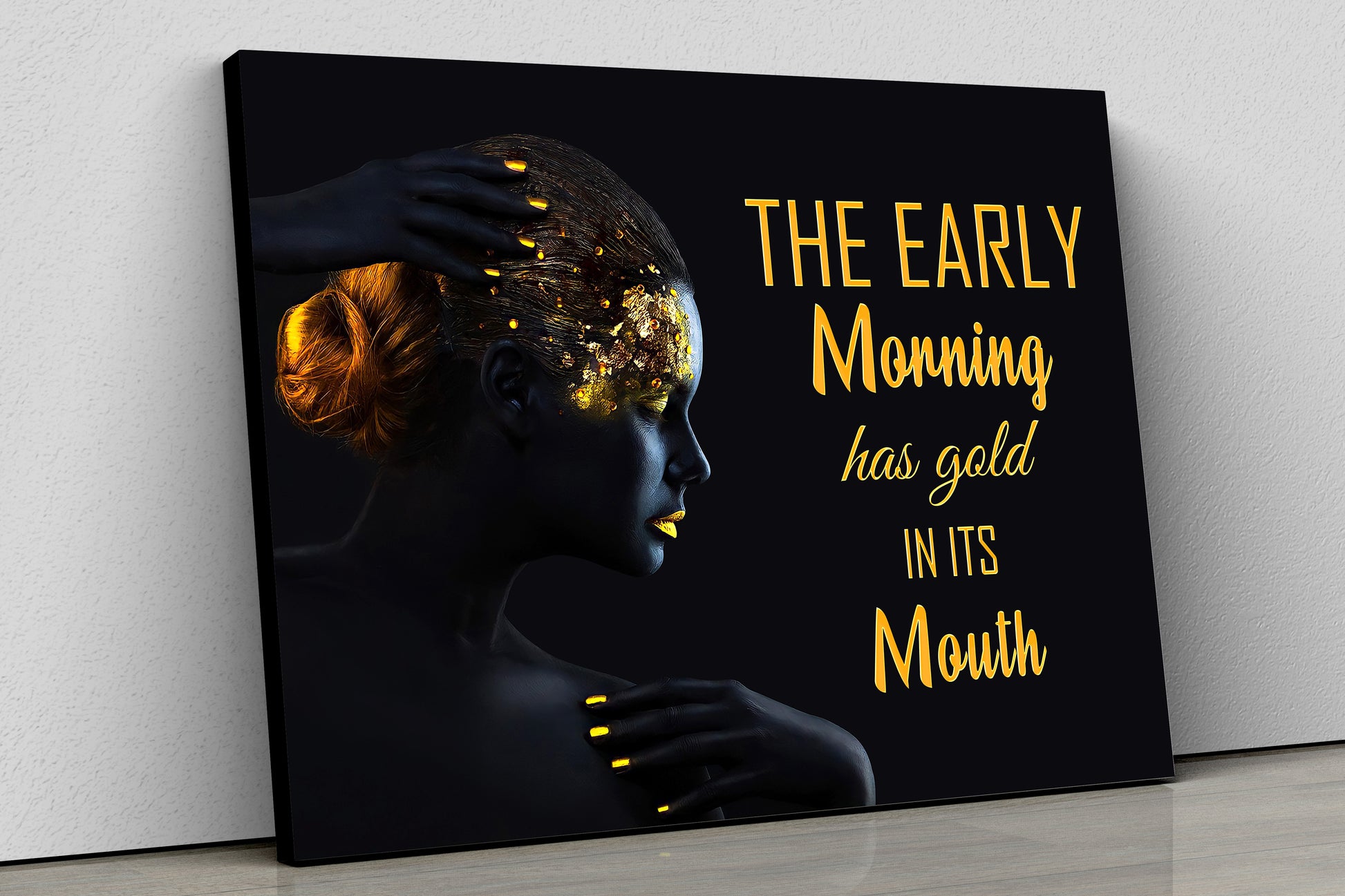 The Early Morning Has Gold In It's Mouth - Vented Canvas
