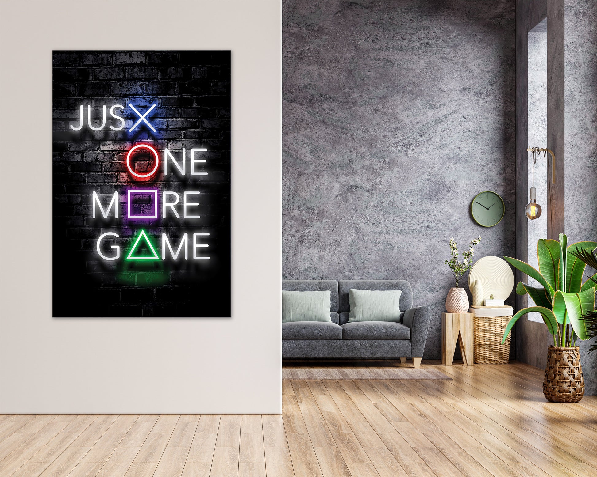Just One More Game - Vented Canvas