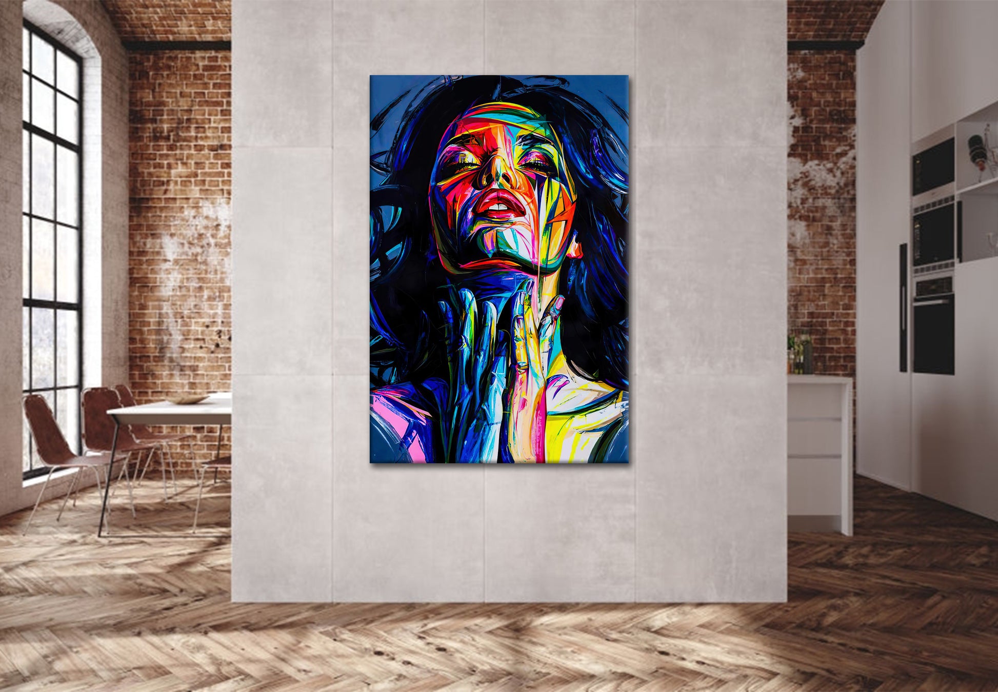The Woman - Pop Art - Vented Canvas